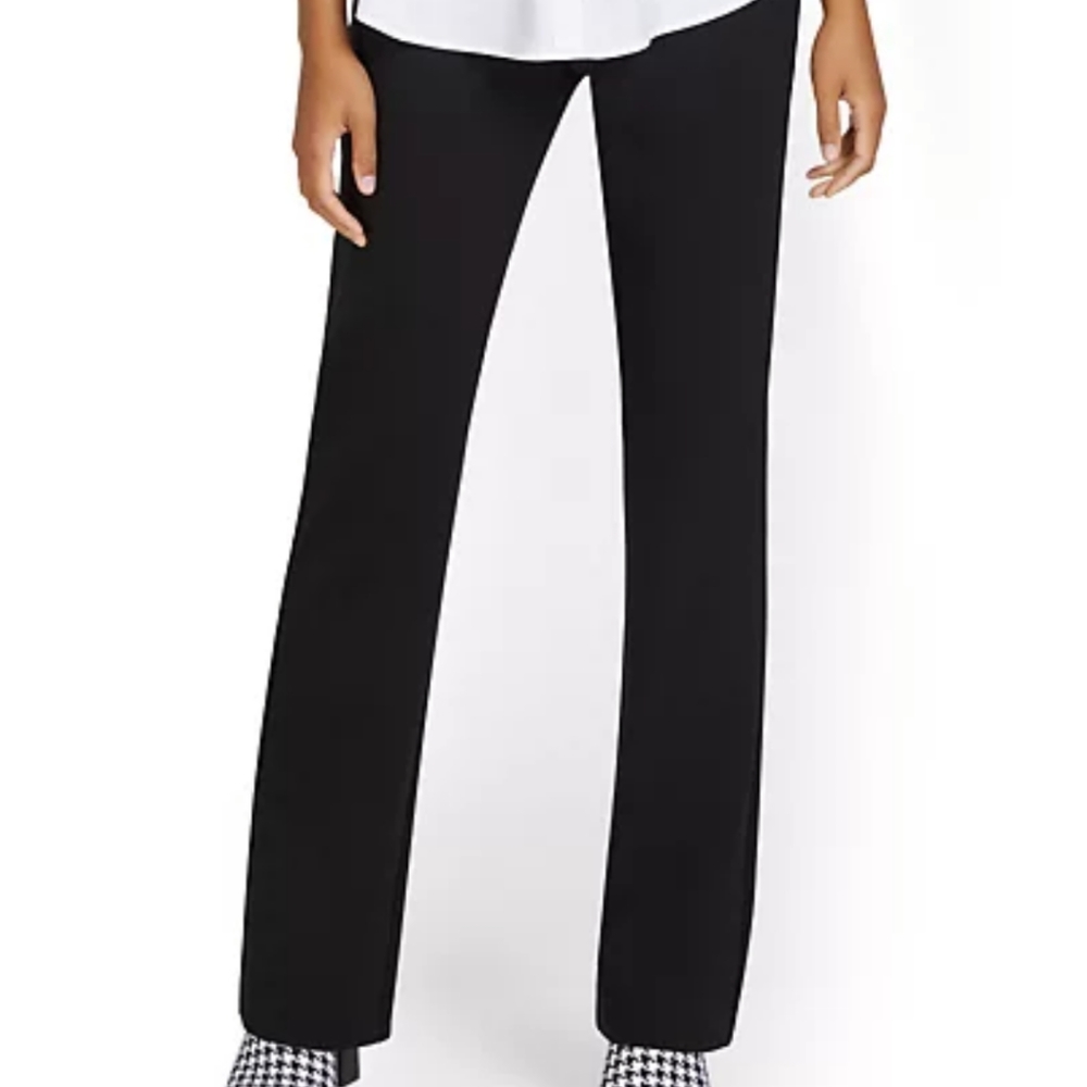 NY&Co. Black Pull-on Ponte Pants
